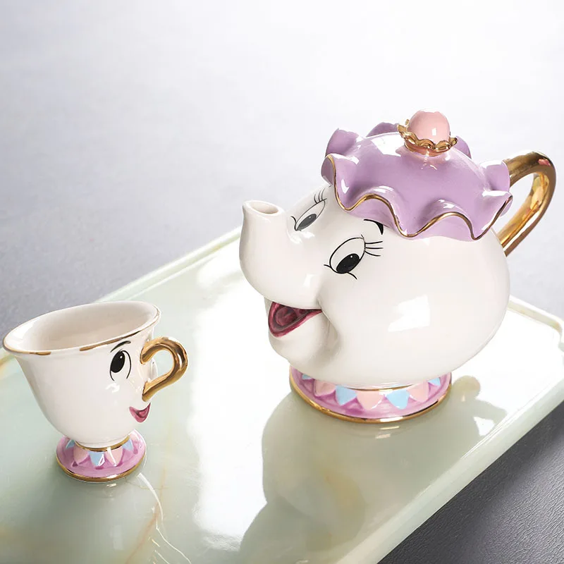 Tea Coffee Pot Set - إبريق شاي كرتوني جديد بتصميم الجميلة