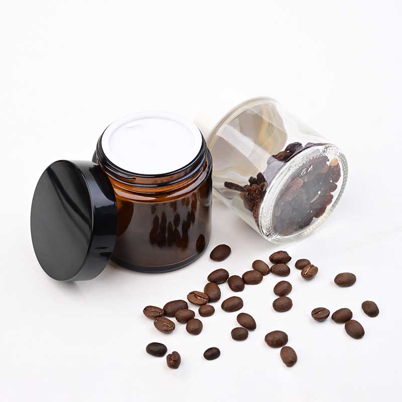 Coffee Tea Jars - جرة زجاجية محمولة لتخزين حبوب البن