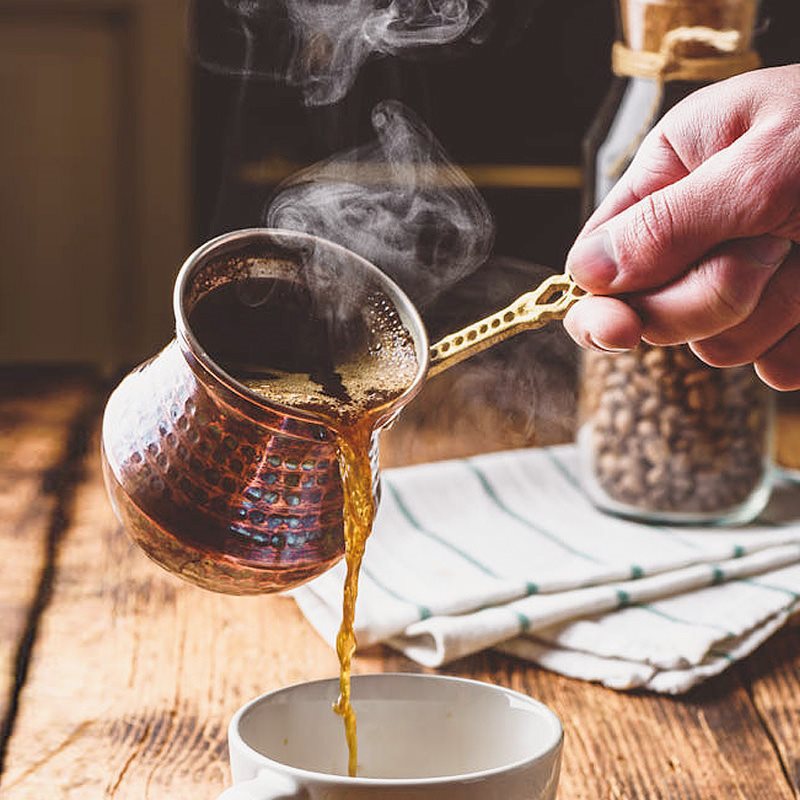 Coffee Tea Pots - إبريق قهوة تركي، أدوات نحاسية رقيقة