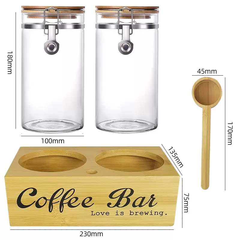 Coffee Tea Jars - عبوة من برطمانات تخزين القهوة مع