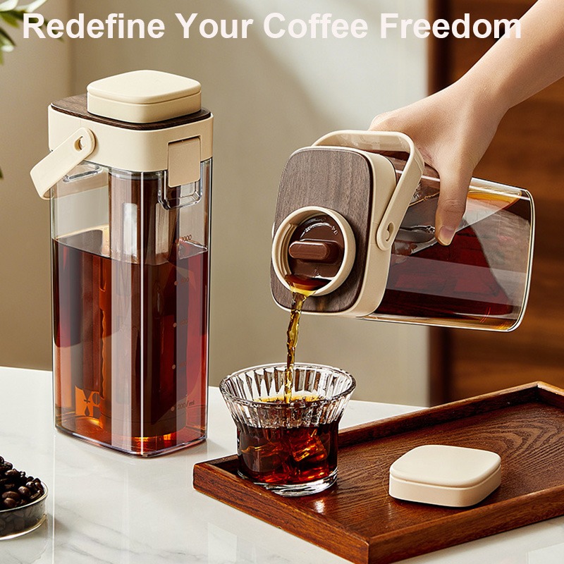 Coffee Tea Pots - إبريق قهوة كولد برو مقاوم للتسرب