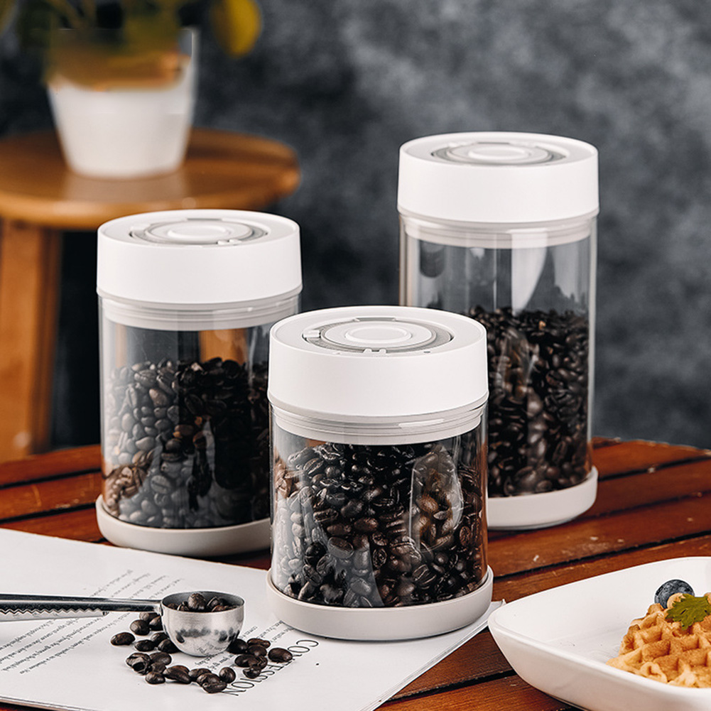 Coffee And Tea Filter - وعاء زجاجي مقاوم للرطوبة لحفظ حبوب