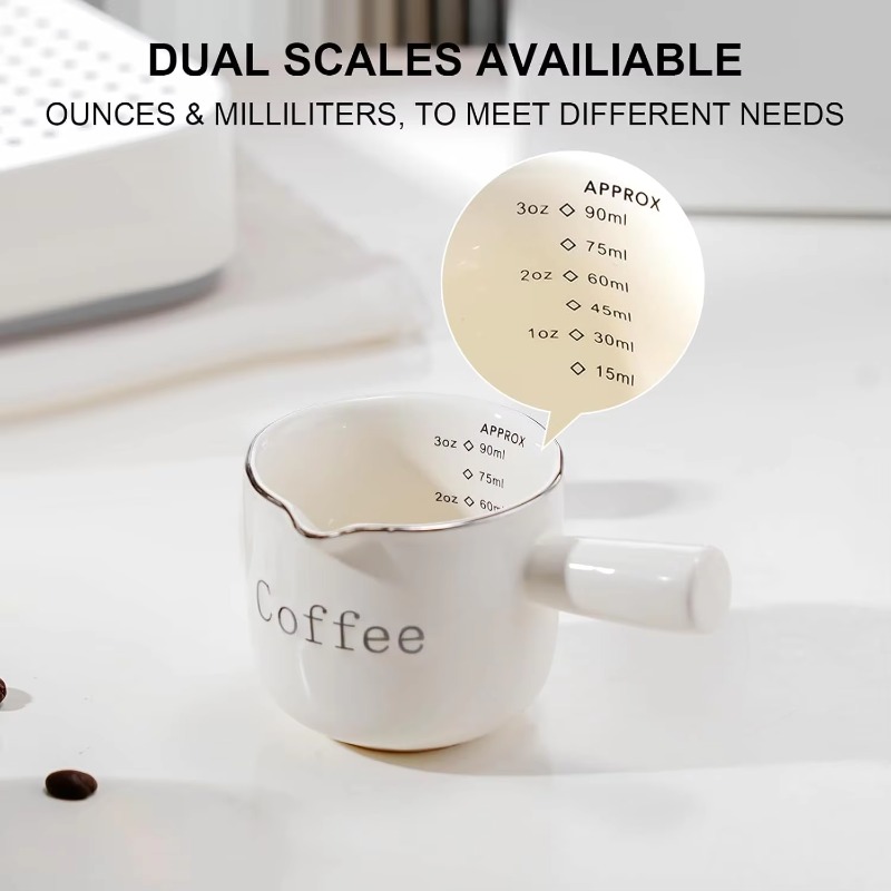 Coffee Tea Espresso - كوب قهوة صغير من السيراميك بمقبض