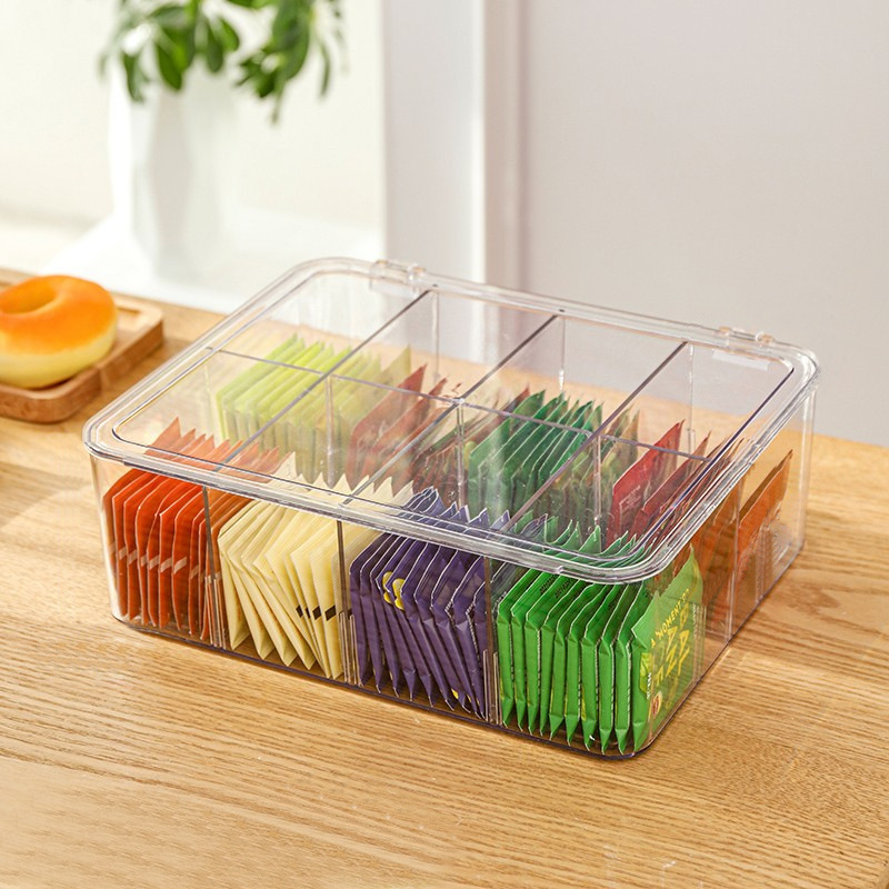 Coffee Tea Drawer Organizer - صندوق تخزين أكياس الشاي، صندوق تخزين
