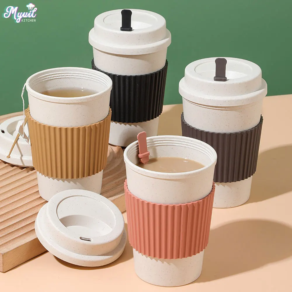 Coffee Tea Pictures - 450 مللي فناجين القهوة مع الأغطية