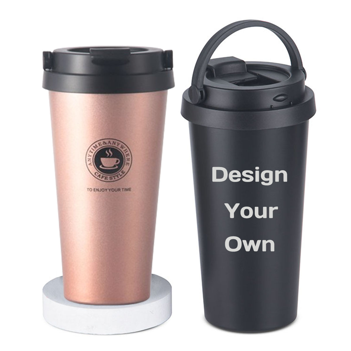 Double Wall Mug - كوب قهوة معزول للسفر سعة 16