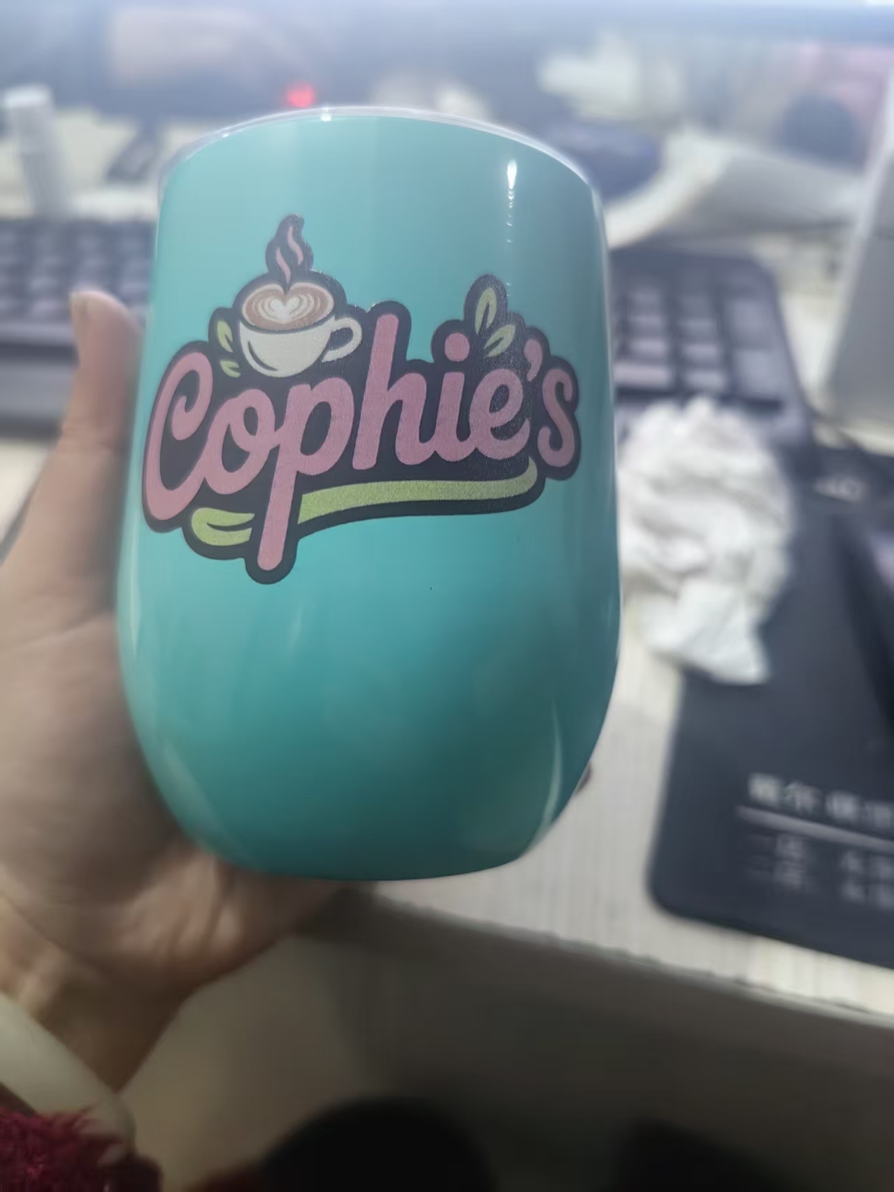Coffee Tea Equipment - 12oz البيض القدح السفر القهوة القدح