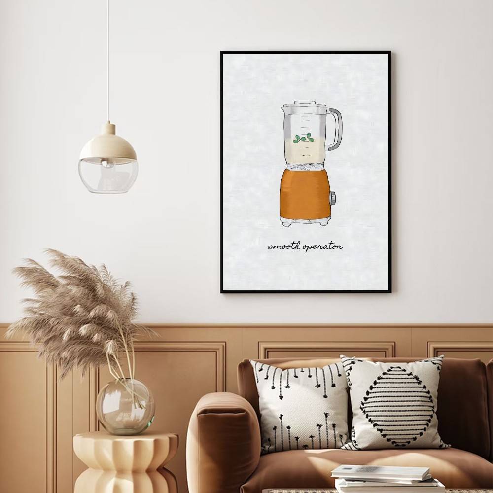 لوحة فنية جدارية غير مؤطرة بتص - مراجعة Wallpaper Coffee And Tea وسعره