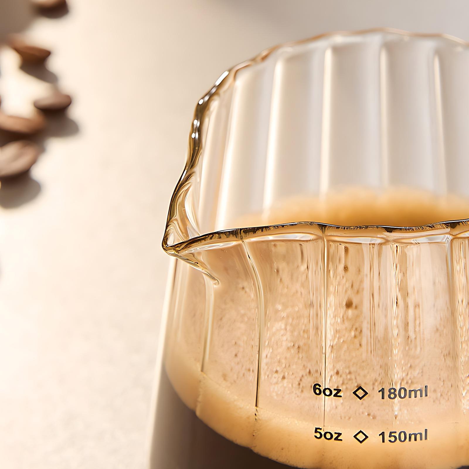 أكواب قياس زجاجية من OANKR سعة - مراجعة Coffee Tea Espresso وسعره