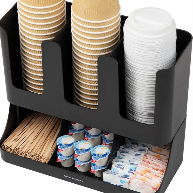 صندوق تخزين أكواب ورقية، حامل  - مراجعة Coffee Tea Drawer Organizer وسعره