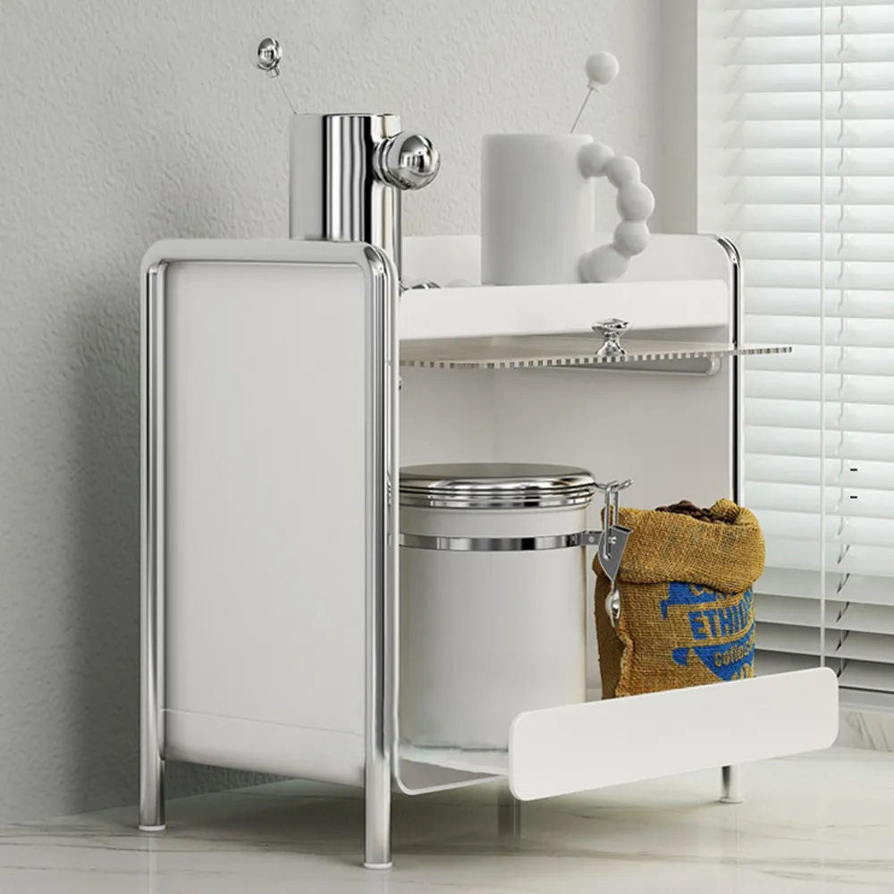 منظم سطح المكتب خزانة مستحضرات - مراجعة Coffee Tea Drawer Organizer وسعره
