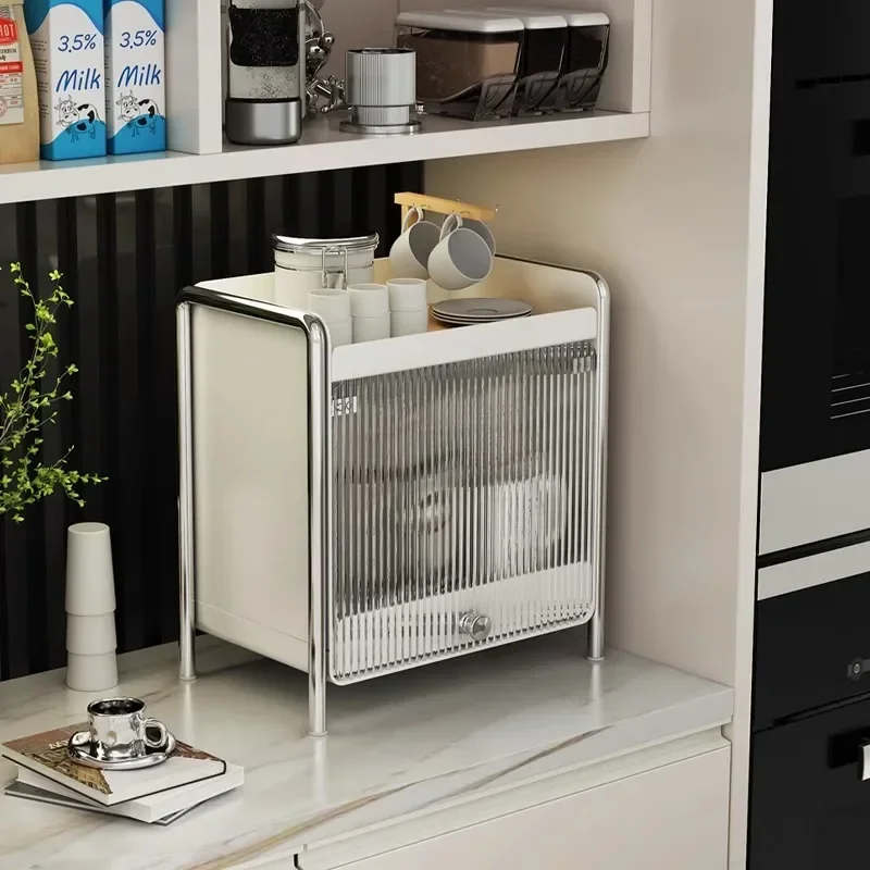 منظم سطح المكتب خزانة مستحضرات - مراجعة Coffee Tea Drawer Organizer وسعره