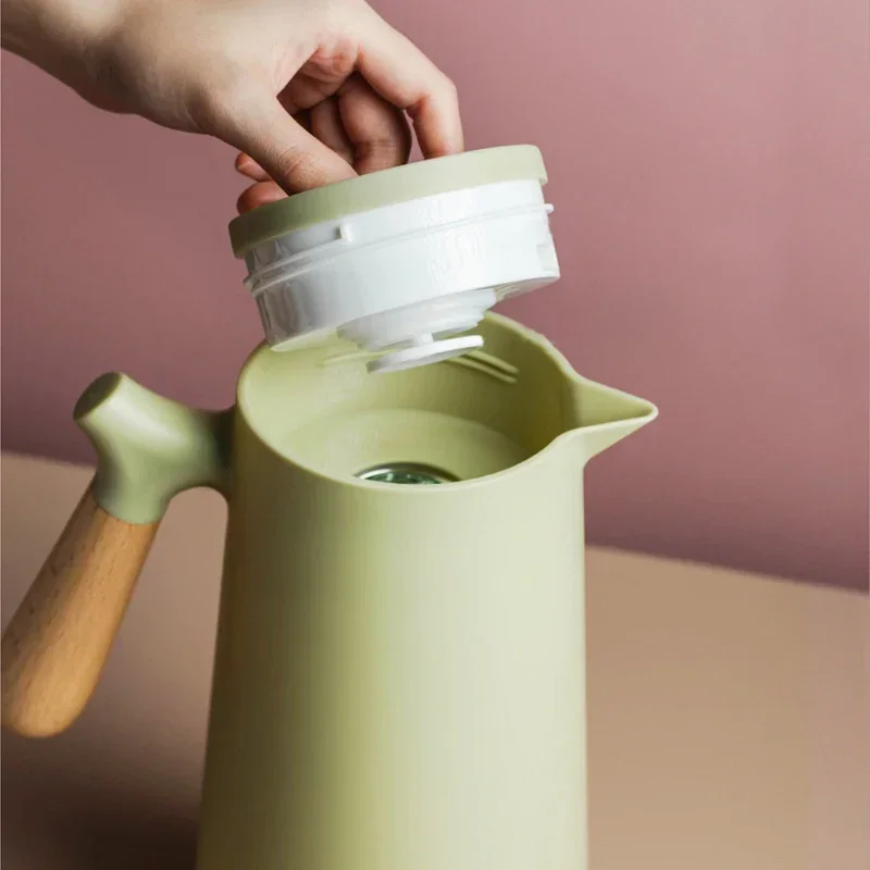 إبريق حراري كبير السعة بمقبض خ - مراجعة Coffee Tea Equipment وسعره