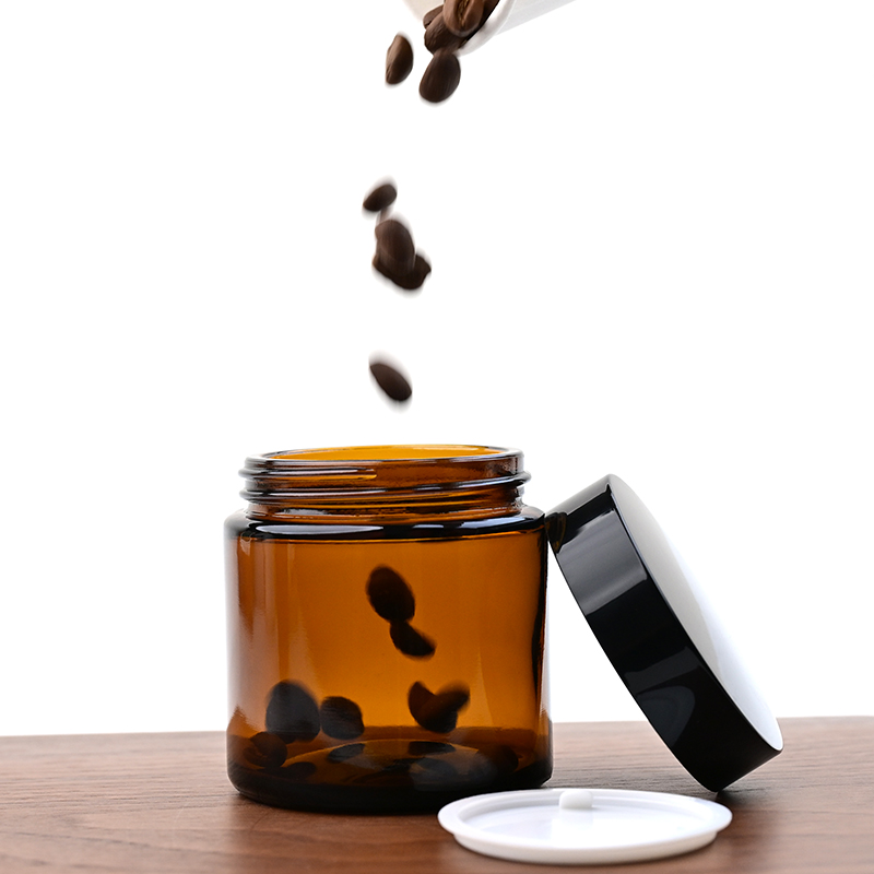 جرة زجاجية محمولة لتخزين حبوب  - مراجعة Coffee Tea Jars وسعره
