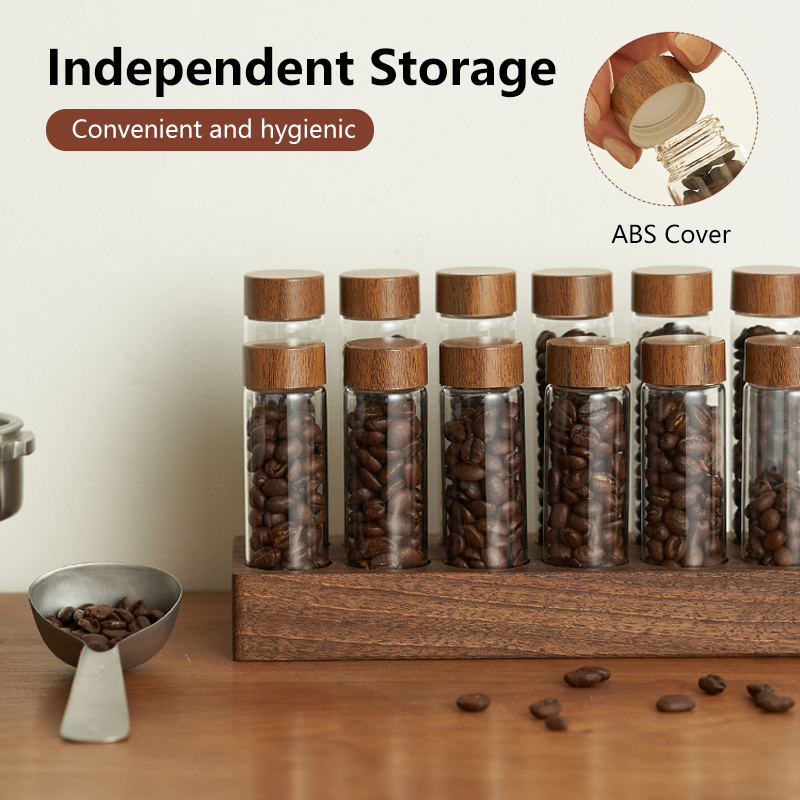ZIRKUS حامل عرض أنبوبي لحاويات - مراجعة Coffee Tea Jars وسعره