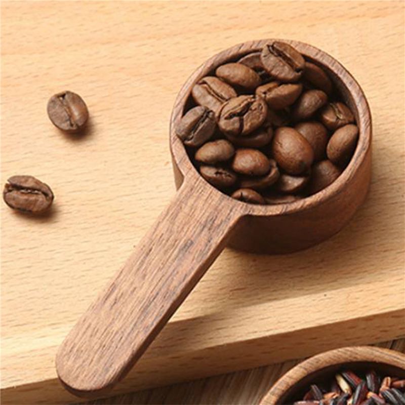 مجموعة ملاعق قياس خشبية للمطبخ - مراجعة Coffee Tea Sugar Set وسعره