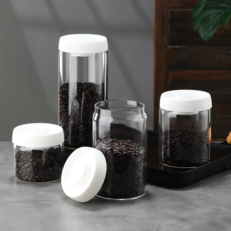 جرة قهوة يدوية مختومة بالفراغ، - مراجعة Coffee Tea Pictures وسعره
