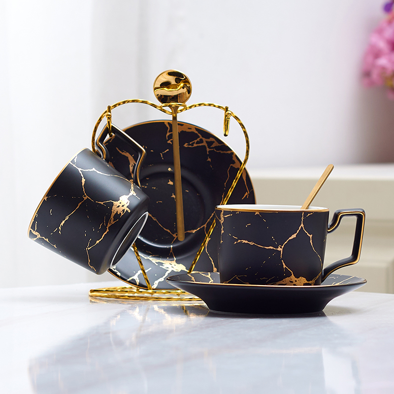 MT الرخام السيراميك فنجان القه - مراجعة Espresso Cup Saucer وسعره