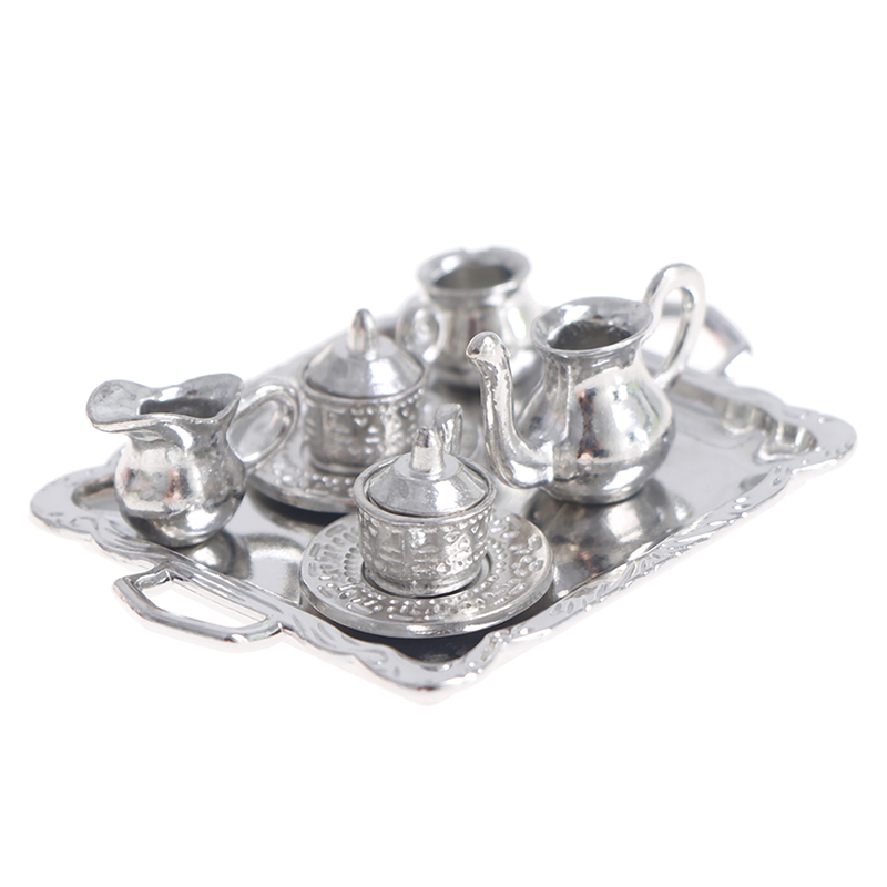 10 قطعة/المجموعة 1/12 دمية مصغ - مراجعة Coffee Tea Sugar Set وسعره