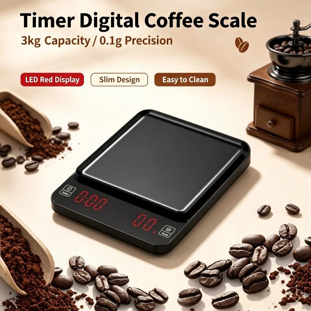 ميزان قهوة رقمي عالي الدقة 3 ك - مراجعة Coffee & Tea Maker Machine وسعره