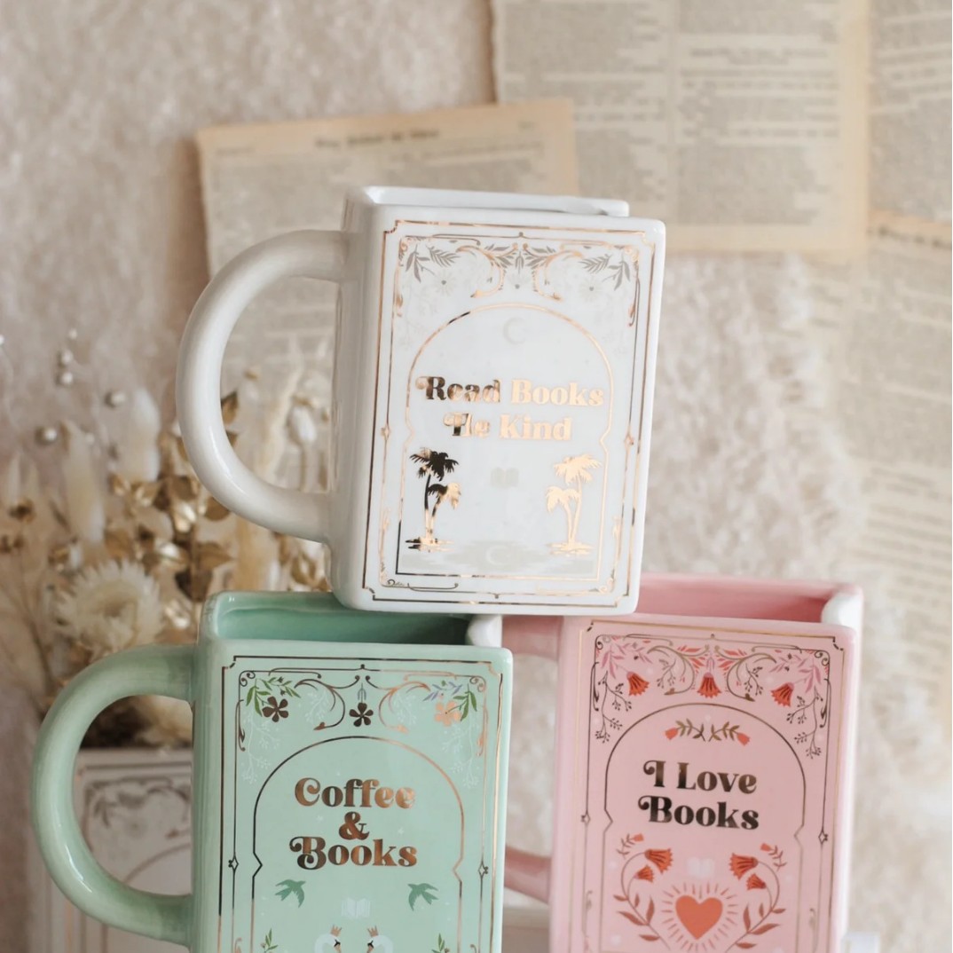 كوب سيراميك على شكل كتاب مع مق - مراجعة Coffee Tea Pictures وسعره