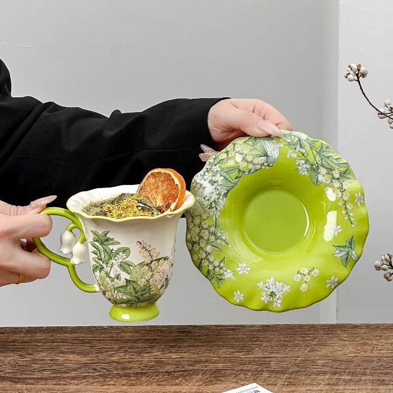طقم شاي بعد الظهر بتصميم زهرة  - مراجعة Tea Coffee Pot Set وسعره