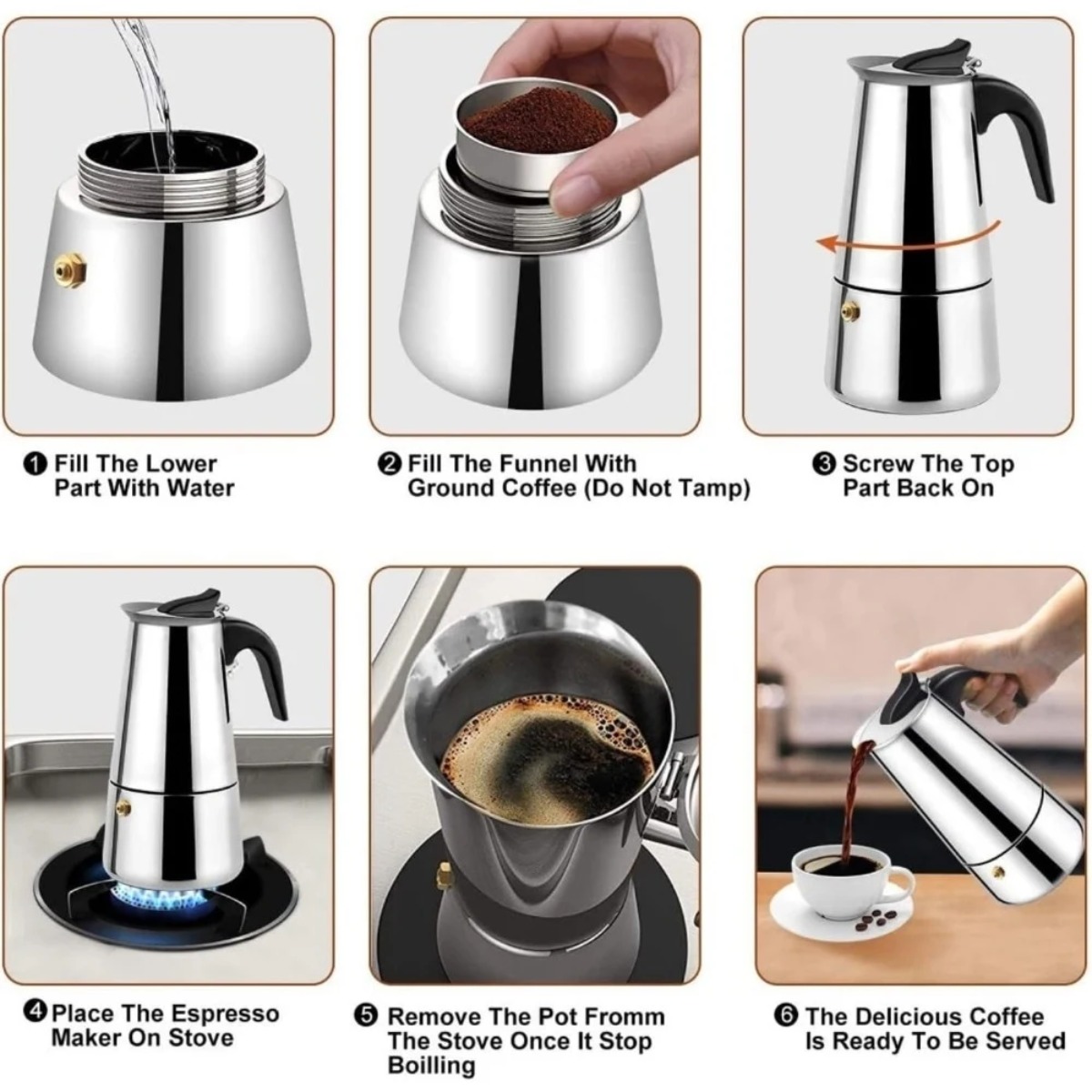 وعاء قهوة موكا محمول من الفولا - مراجعة Coffee Tea Pots وسعره