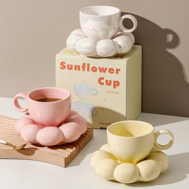 طقم فناجين قهوة وصحون سيراميك  - مراجعة Espresso Cup Saucer وسعره