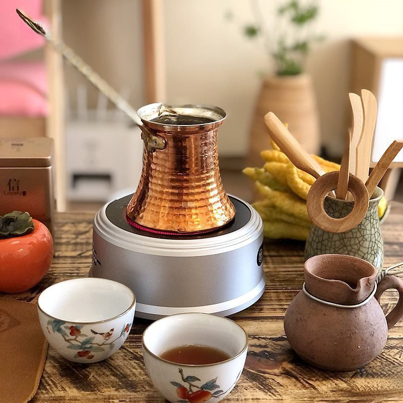 إبريق قهوة تركي، أدوات نحاسية  - مراجعة Coffee Tea Pots وسعره