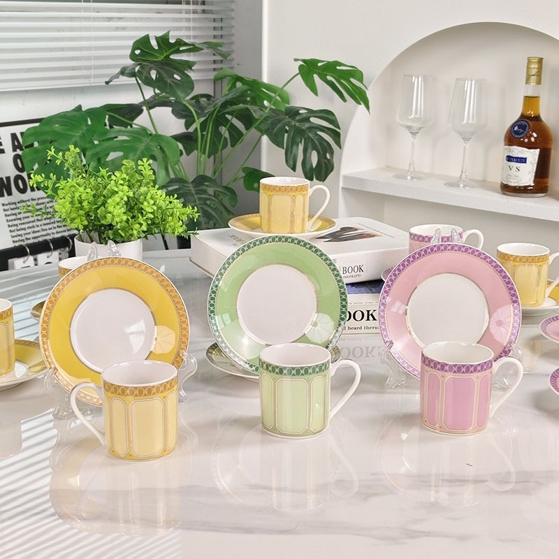 فنجان وصحن إسبريسو من البورسلي - مراجعة Espresso Cup Saucer وسعره