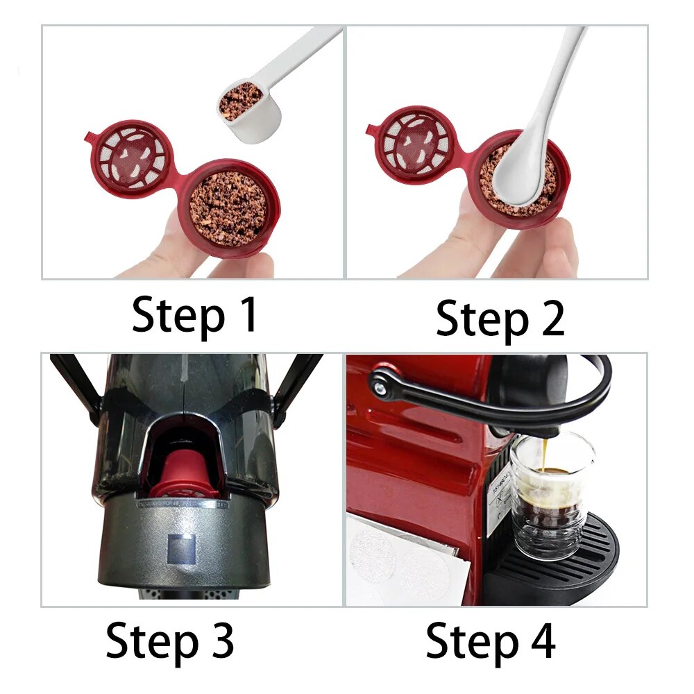 4 قطع من كبسولات القهوة القابل - مراجعة Coffee And Tea Filter وسعره