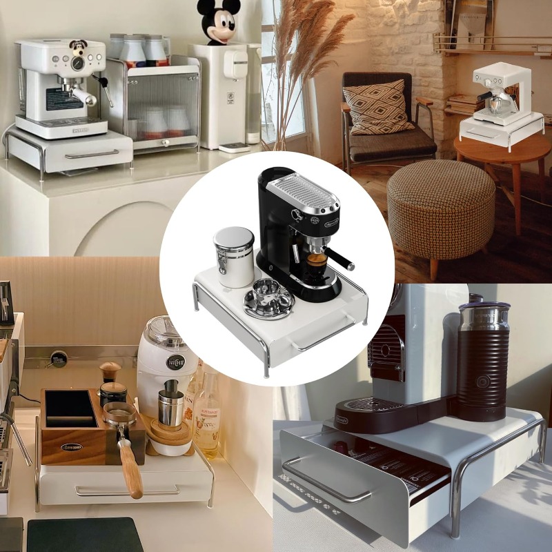 منظم كبسولات القهوة مع أدراج ق - مراجعة Coffee Tea Drawer Organizer وسعره