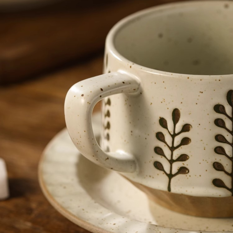 الرجعية كوب سيراميك الفخار الخ - مراجعة Tea Coffee Pot Set وسعره