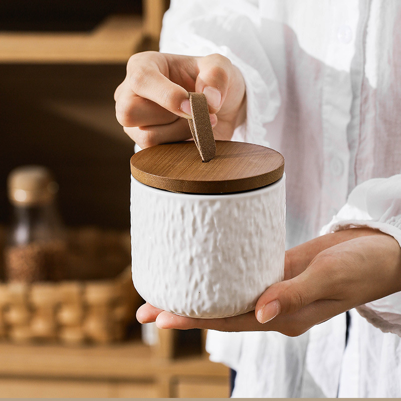 علبة تخزين شاي سيراميك بنمط رو - مراجعة Coffee Tea Sugar Canisters وسعره