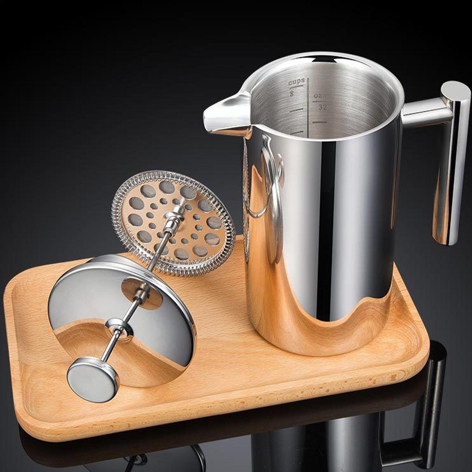 القهوة الصحافة وعاء نظام التصف - مراجعة Coffee Tea Pots وسعره