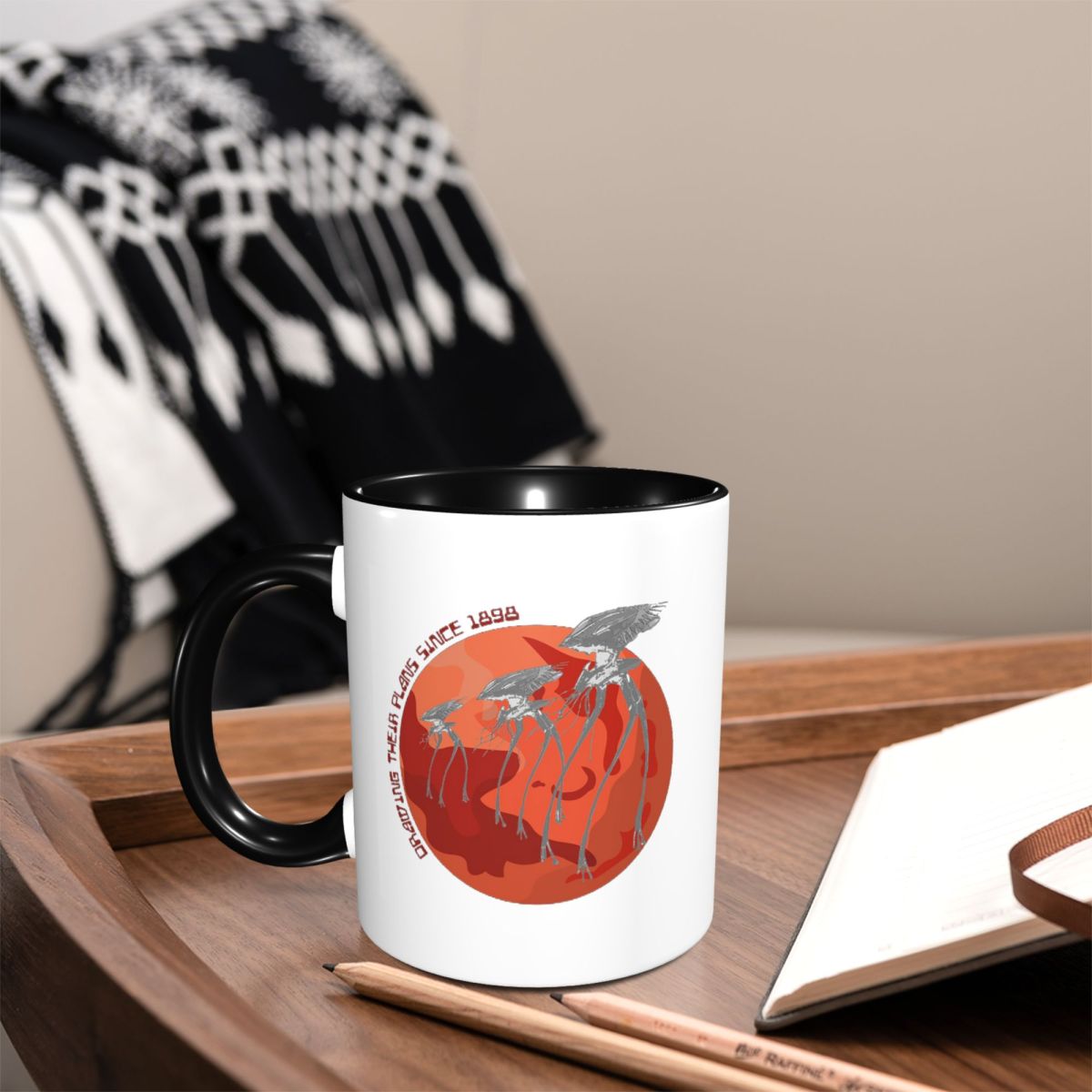أكواب سيراميك مضحكة بتصميم حرب - مراجعة Coffee Tea World وسعره