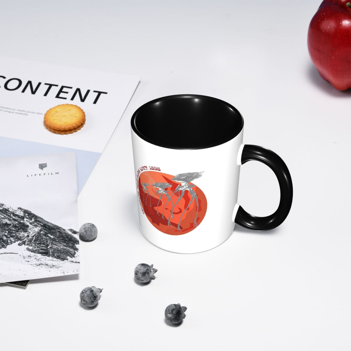 أكواب سيراميك مضحكة بتصميم حرب - مراجعة Coffee Tea World وسعره