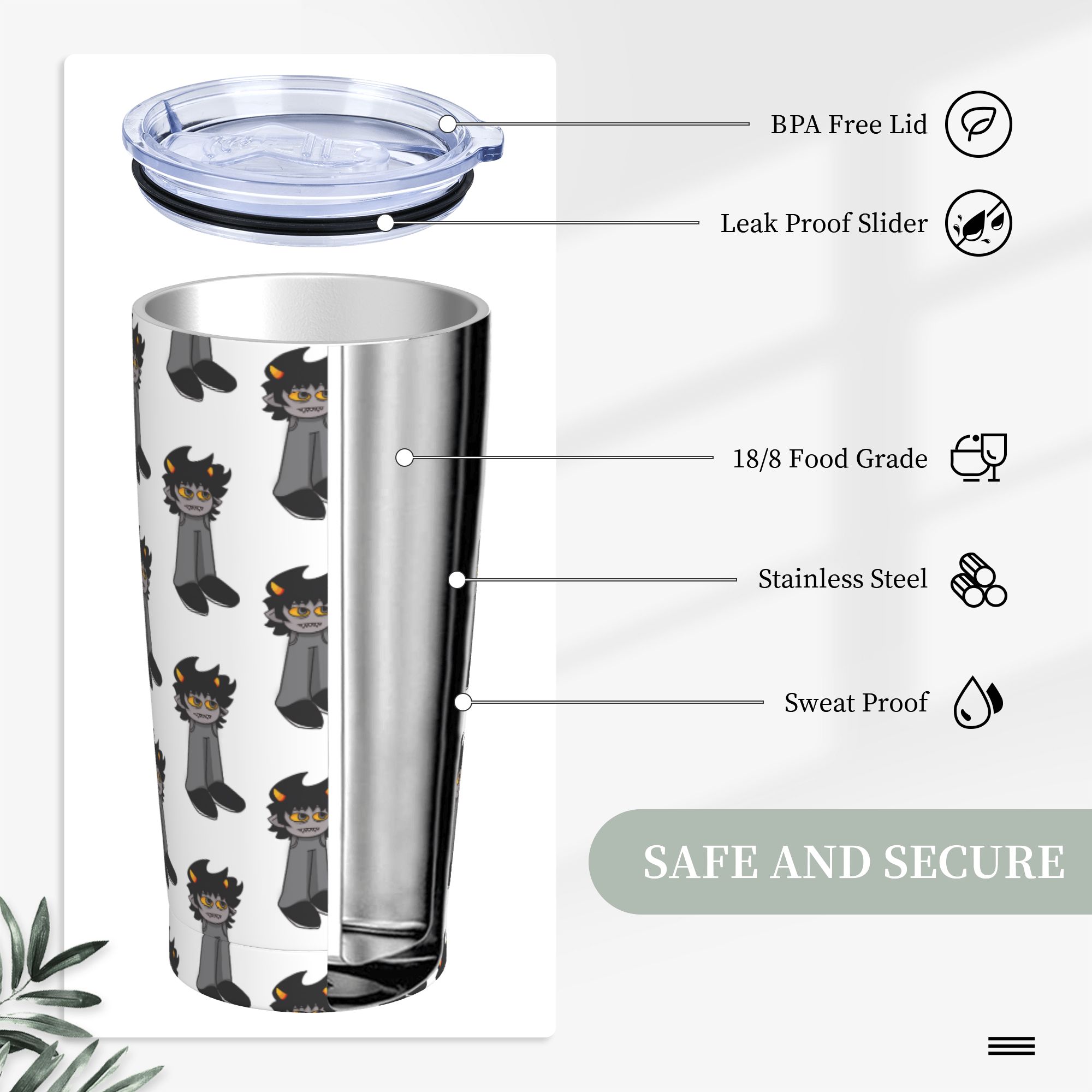 كوب كاركات فانتاس المعزول مع ش - مراجعة Double Wall Mug وسعره