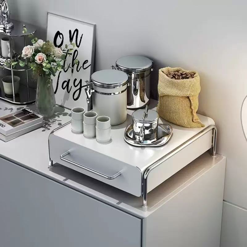 رف عرض وتخزين للكبسولات والقهو - مراجعة Coffee Tea Drawer Organizer وسعره