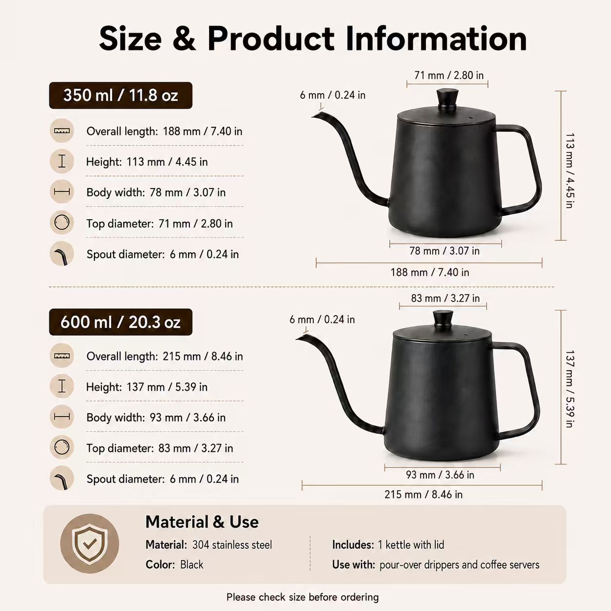 إبريق قهوة من الفولاذ المقاوم  - مراجعة Coffee Tea Pots وسعره