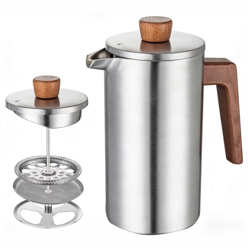 وعاء قهوة فرنسي من الفولاذ الم - مراجعة Coffee Tea Pots وسعره