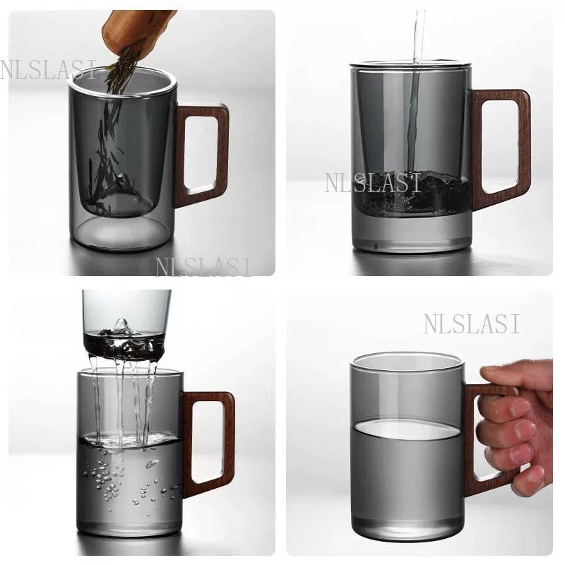 كوب شاي زجاجي مزدوج الجدار بلو - مراجعة Double Wall Mug وسعره