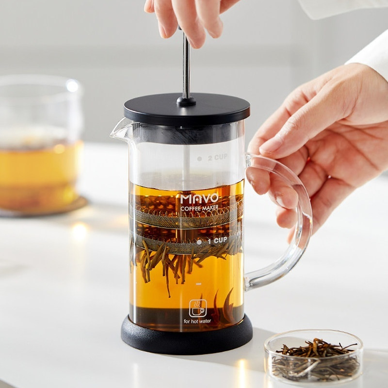 ماكينة صنع القهوة الفرنسية من  - مراجعة Coffee Tea Pots وسعره