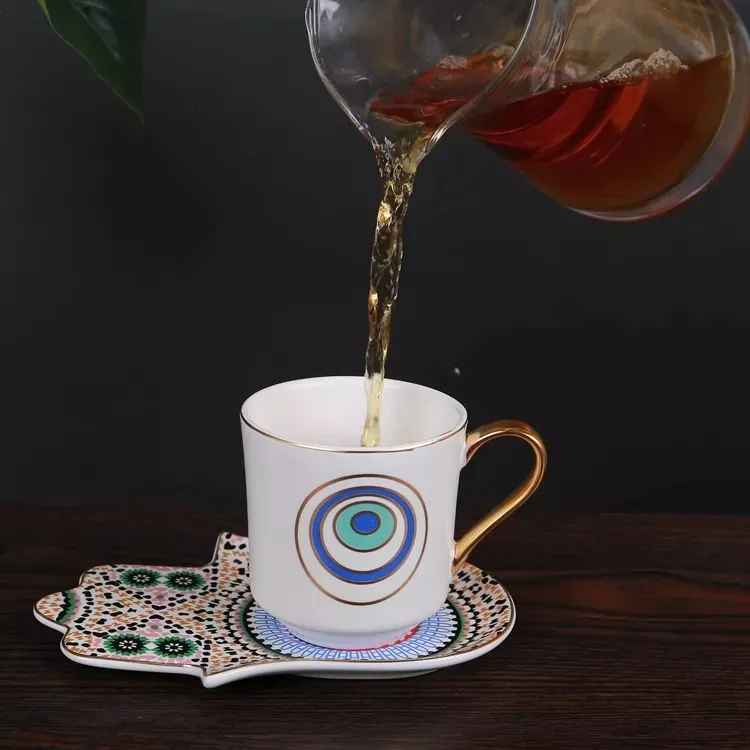 الرجعية معلقة الأذن الإبداعية  - مراجعة Espresso Cup Saucer وسعره