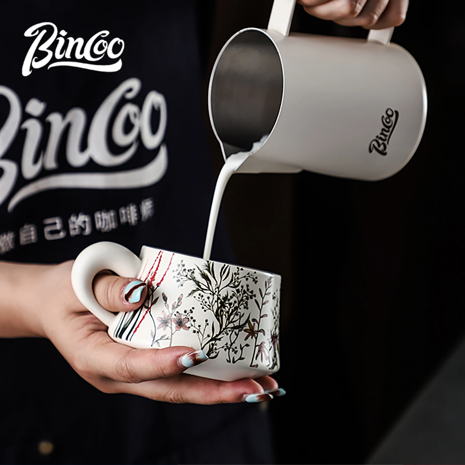 BINCOO 260 مللي فنجان قهوة سير - مراجعة Espresso Cup Saucer وسعره