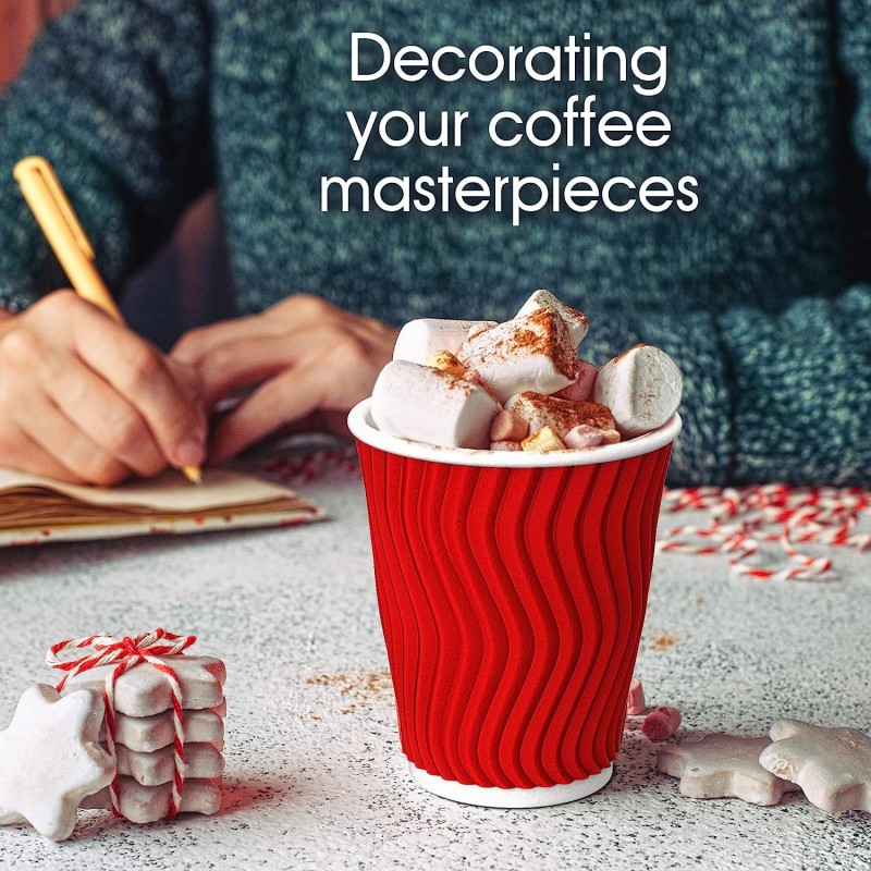 كوب ورقي مزدوج الجدران مع أغطي - مراجعة Wallpaper Coffee And Tea وسعره