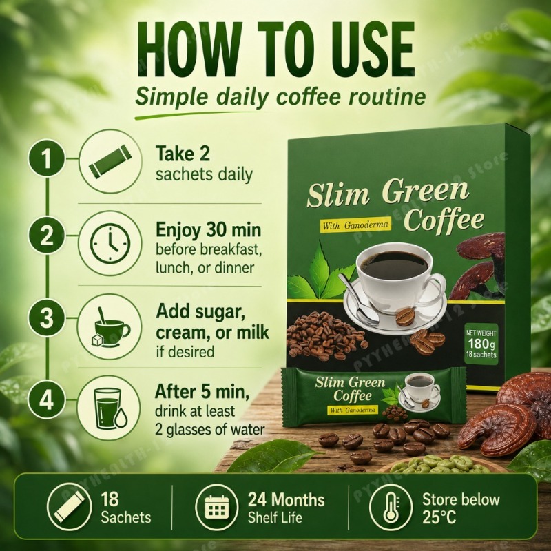 قهوة سليم الخضراء، مستخلص شاي  - مراجعة Coffee Tea Weight Loss وسعره
