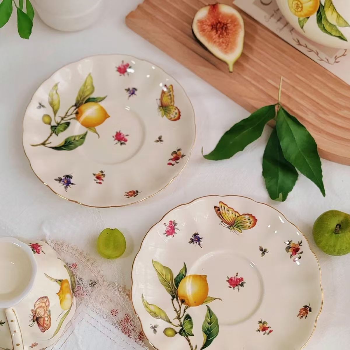 طقم إبريق شاي وفنجان قهوة وصحن - مراجعة Espresso Cup Saucer وسعره