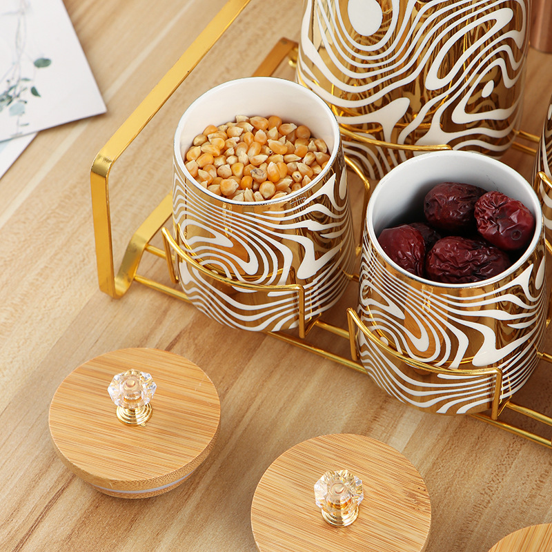 مجموعة من 7 ألوان من علب المطب - مراجعة Coffee Tea Sugar Canisters وسعره