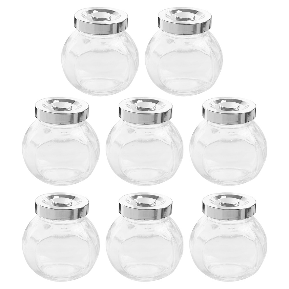 8 قطع من أوعية التخزين الزجاجي - مراجعة Coffee Tea Jars وسعره